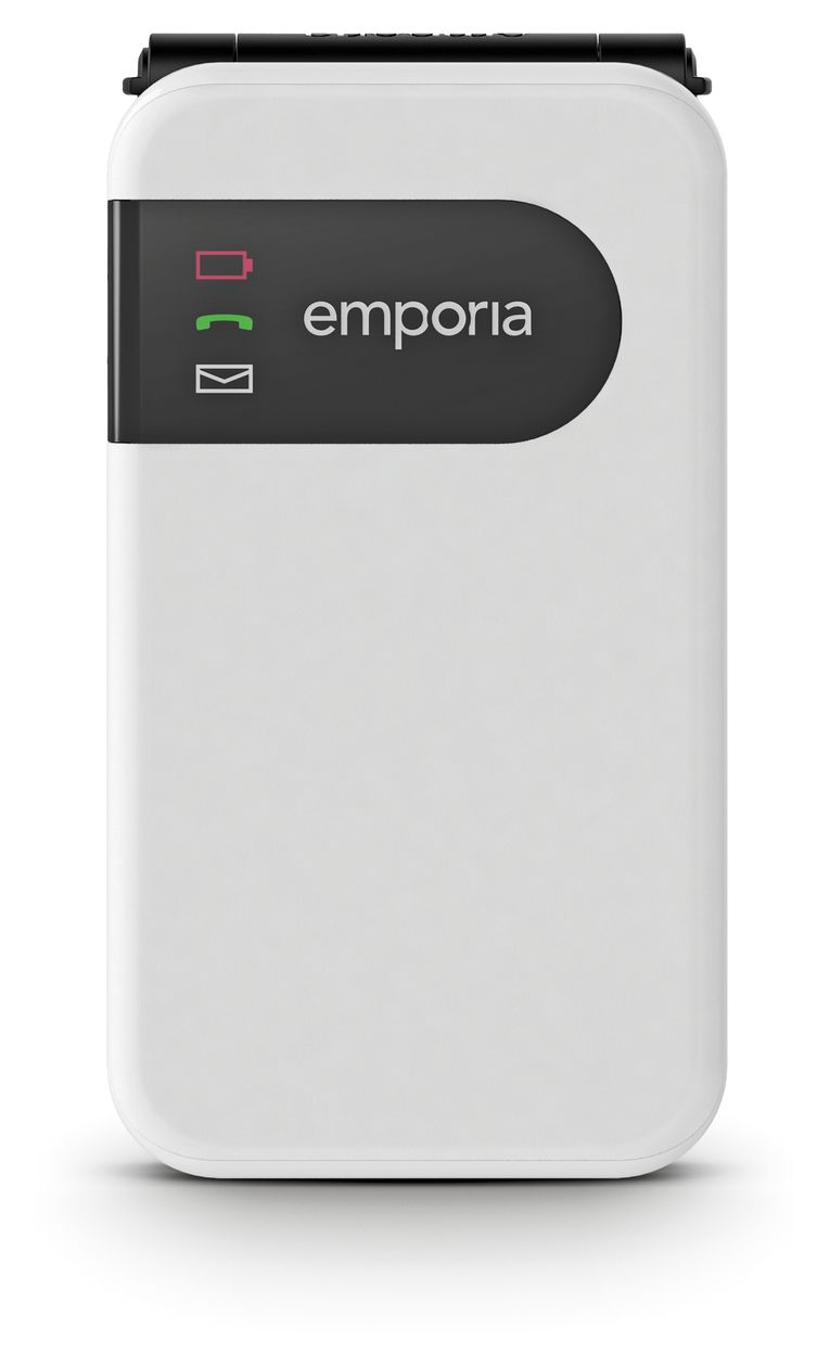 SimpliCity Glam 2G Smartphone 7,11 cm (2.8 Zoll) Single SIM  (Schwarz, Weiß) 