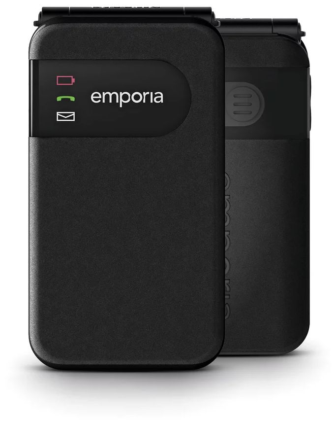 Emporia Simplicity glam 2G Smartphone 7,11 cm (2.8 Zoll) Single SIM  (Schwarz) von expert Technomarkt | Klapphandys