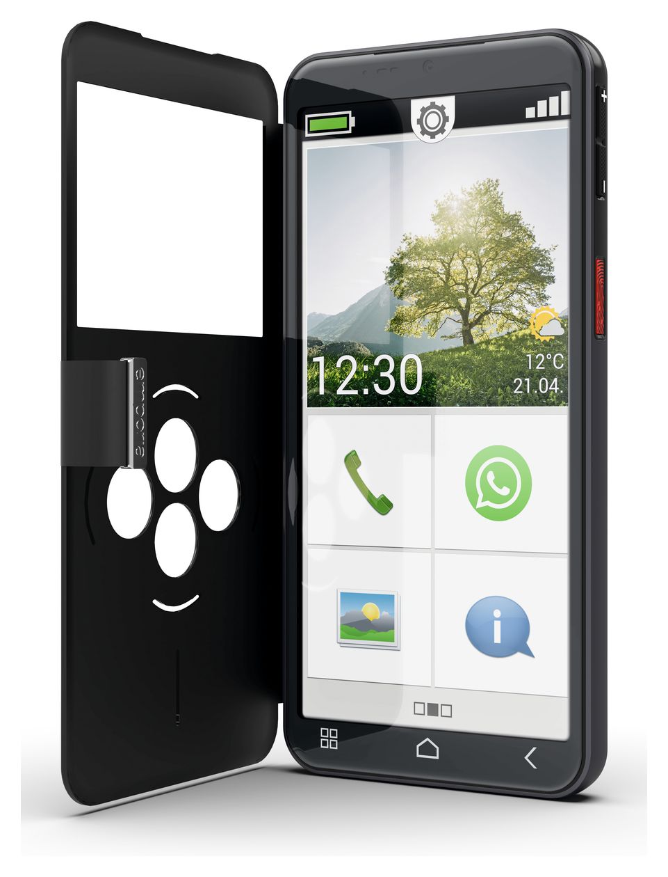 SMART.7lite 128 GB 4G Smartphone 13,8 cm (5.45 Zoll) Android 13 MP Dreifach Kamera Single SIM WiFi 5  (Schwarz) 