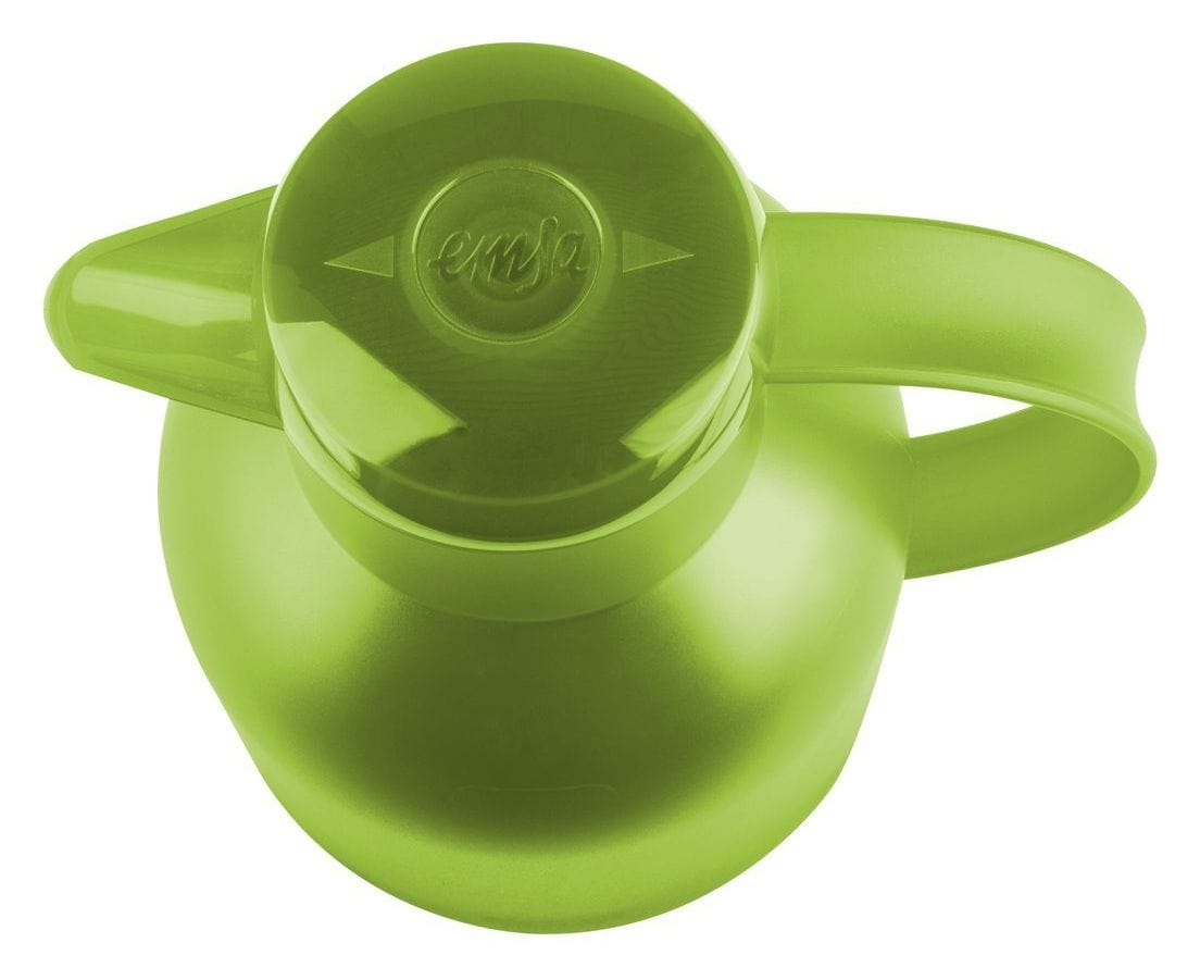 505763 SAMBA Quick Press Isolierkanne 1,0l Glas-Isolierkolben  (Grün) 