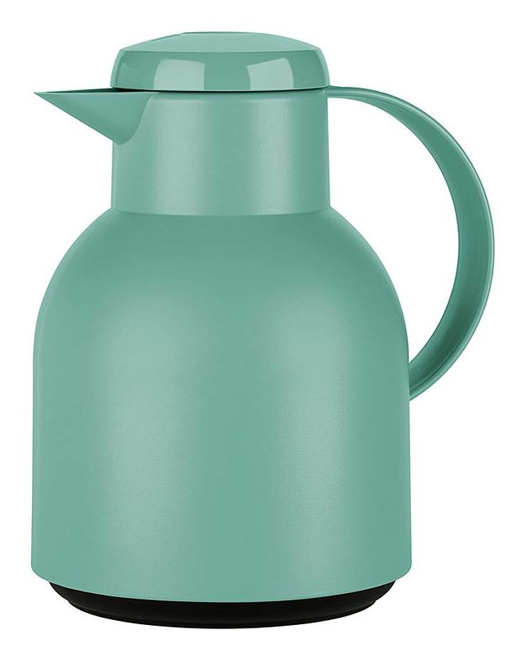 SAMBA Quick Press Isolierkanne 1,0l Glas-Isolierkolben  (Grün) 