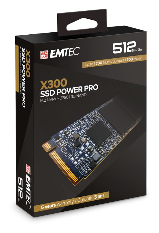 X300 Power Pro 512 GB SSD PCI Express 3.0 M.2 