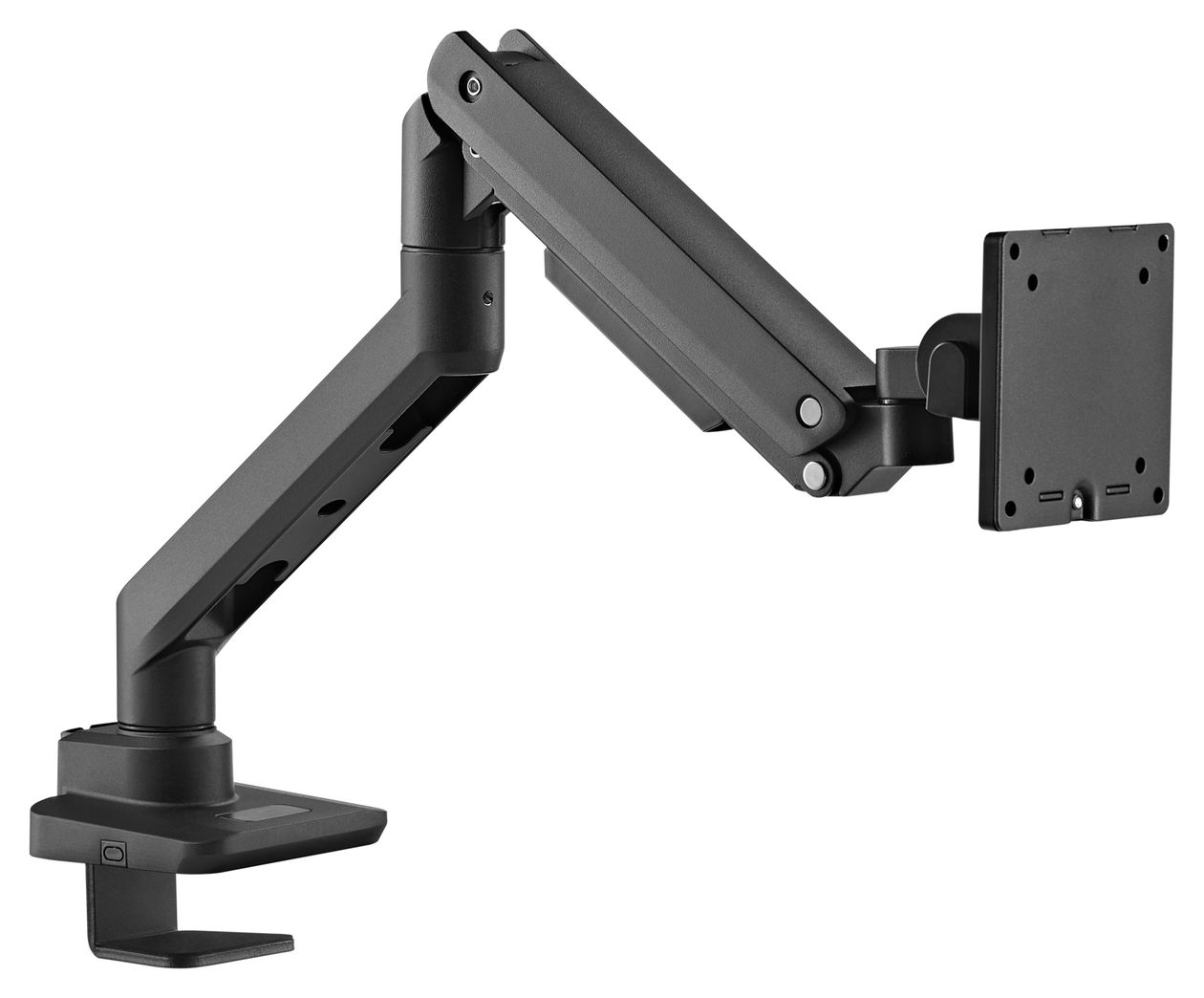 17"-49" Schwerlast-Monitor-Schreibtischhalterung, Schwarz 