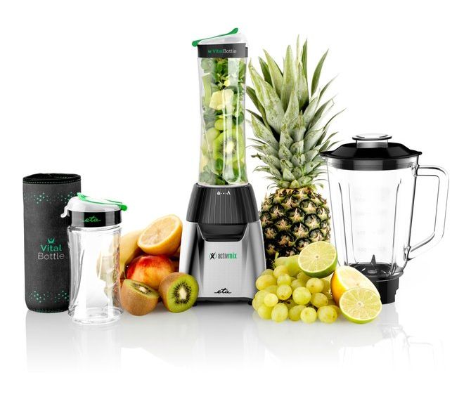 ActivMix Premium 1 l Standmixer 350 W (Schwarz, Edelstahl, Transparent) 