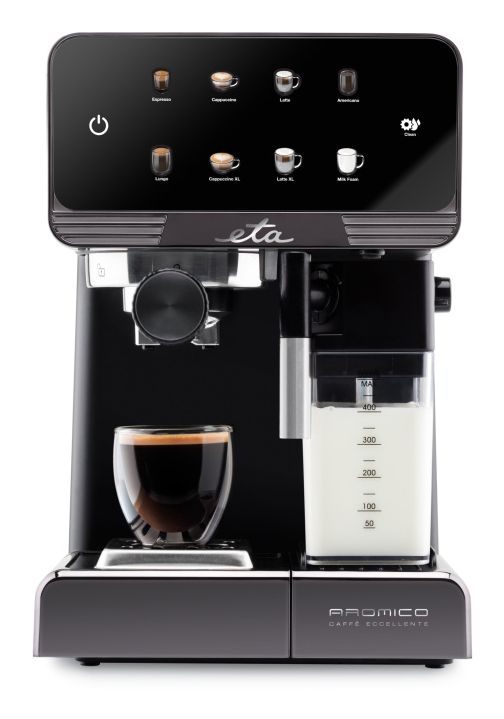 Aromico Siebträger Kaffeemaschine 20 bar 1350 W  (Schwarz) 