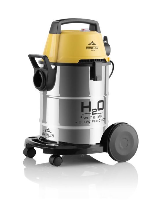 Barello Bodenstaubsauger mit Staubbeutel 1400 W HEPA  (Schwarz, Gelb) 