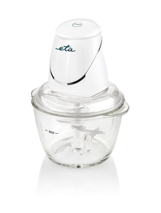Basto Zerkleinerer 500 W 4 Klingen 1,25 l Glas Behälter  (Transparent, Weiß) 
