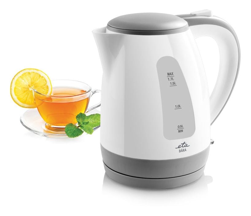 Bára 1,7 l Wasserkocher 2200 W  (Grau, Weiß) 