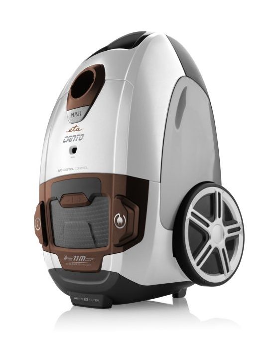 Canto II Bodenstaubsauger mit Staubbeutel 700 W HEPA  (Beige, Braun) 
