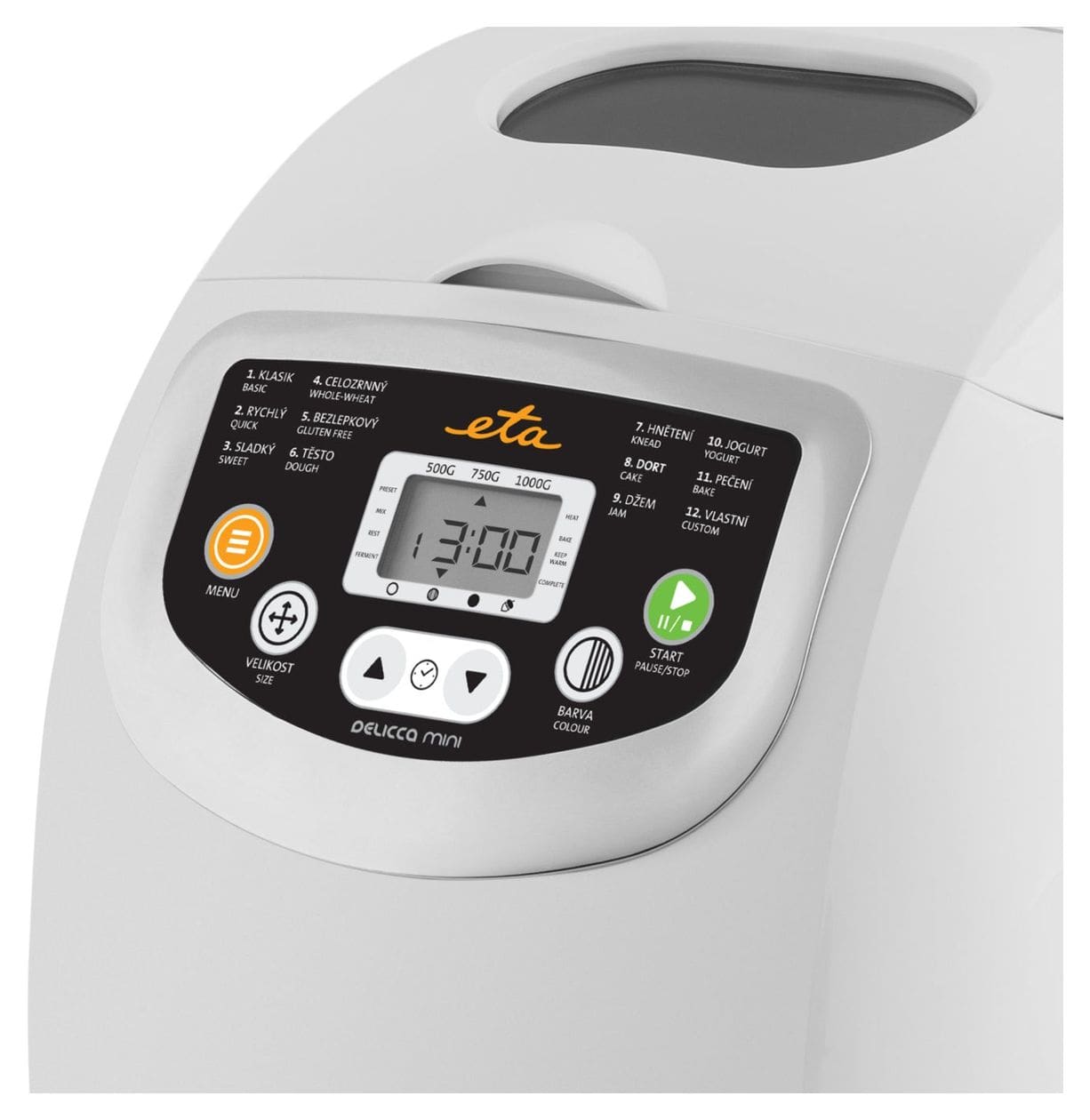 Delicca Mini Brotbackautomat für 1 kg 600 W 