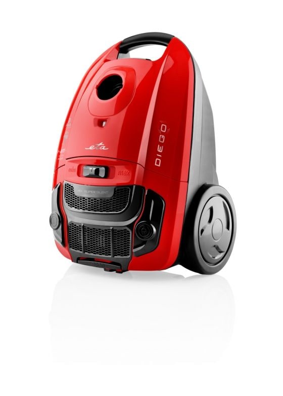 Diego Bodenstaubsauger mit Staubbeutel 800 W HEPA  (Rot) 