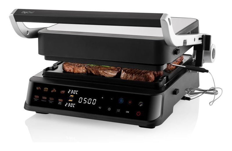 DigiChef 2000 W mit 280 x 237 mm Fläche  (Edelstahl) 