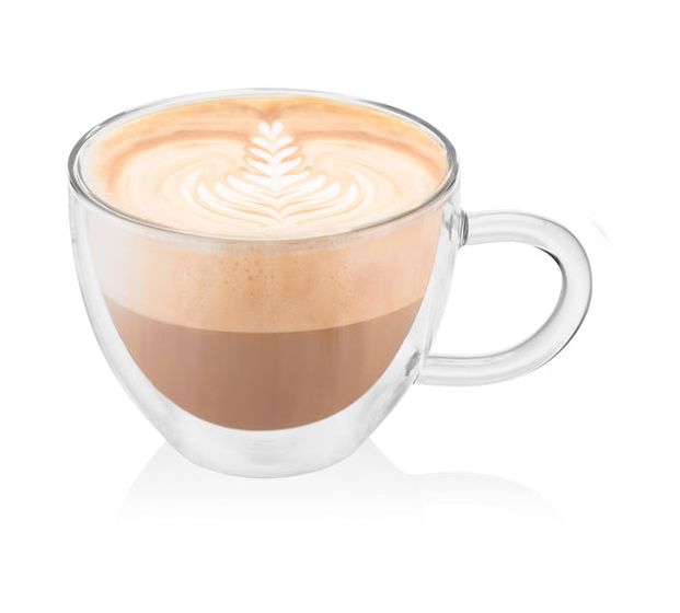 Doppelwandige Cappuccino Gläser  Tasse  (Transparent) 