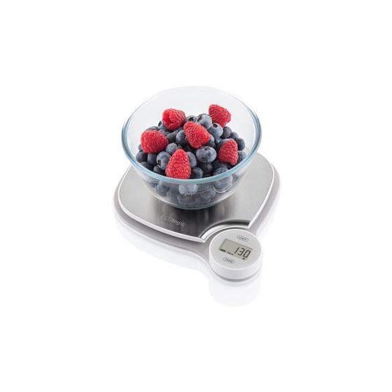ECOlogic Elektronische Küchenwaage bis 5 kg Genauigkeit 1 g  (Grau) 