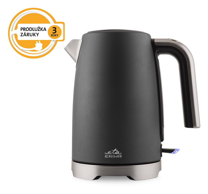 Erika 1,7 l Wasserkocher 2200 W  (Anthrazit) 