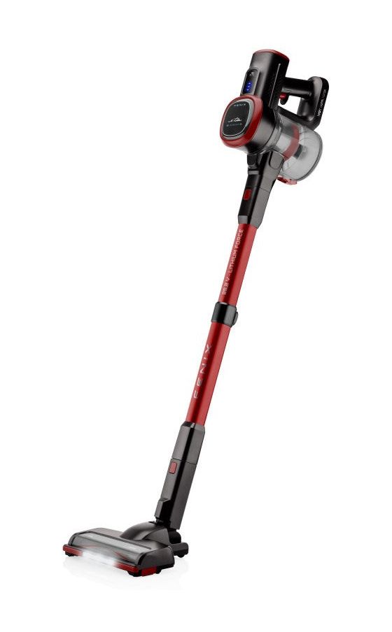 Fenix Handstaubsauger Beutellos bis 40 min Laufzeit 25,2 V HEPA  (Grau, Rot) 