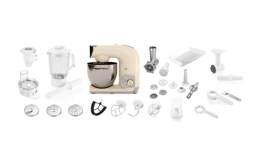 Gratus Storio 1200 W Küchenmaschine 5,5 l  (Beige) 