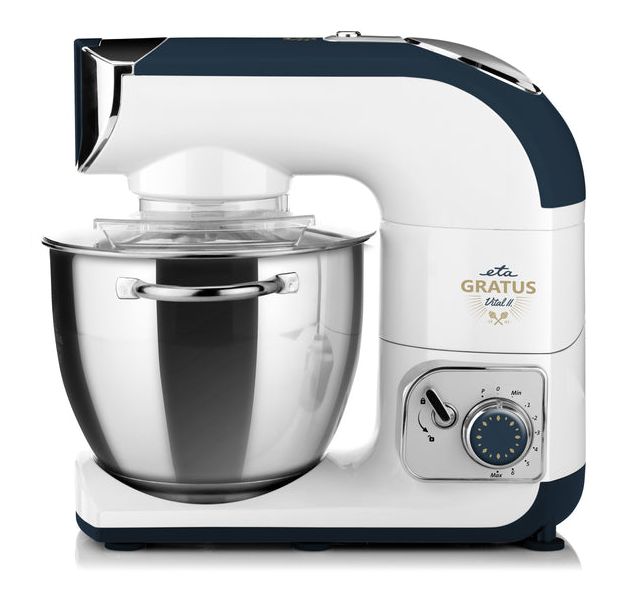 Gratus Vital II 1200 W Küchenmaschine 5,5 l  (Schwarz, Weiß) 