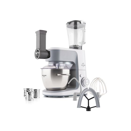 Gratussino III 1200 W Küchenmaschine 4,5 l  (Weiß) 