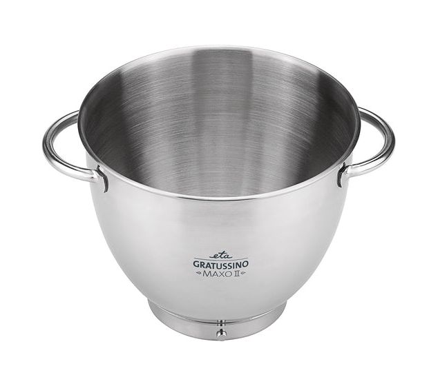 Gratussino Maxo II 1000 W Küchenmaschine 4,5 l  (Edelstahl, Weiß) 