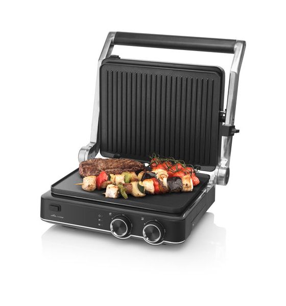 GrilChef 2000 W  (Schwarz, Edelstahl) 