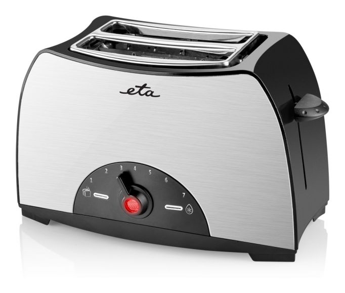Lenny Toaster 800 W 2 Scheibe(n) 7 Stufen  (Schwarz, Edelstahl) 