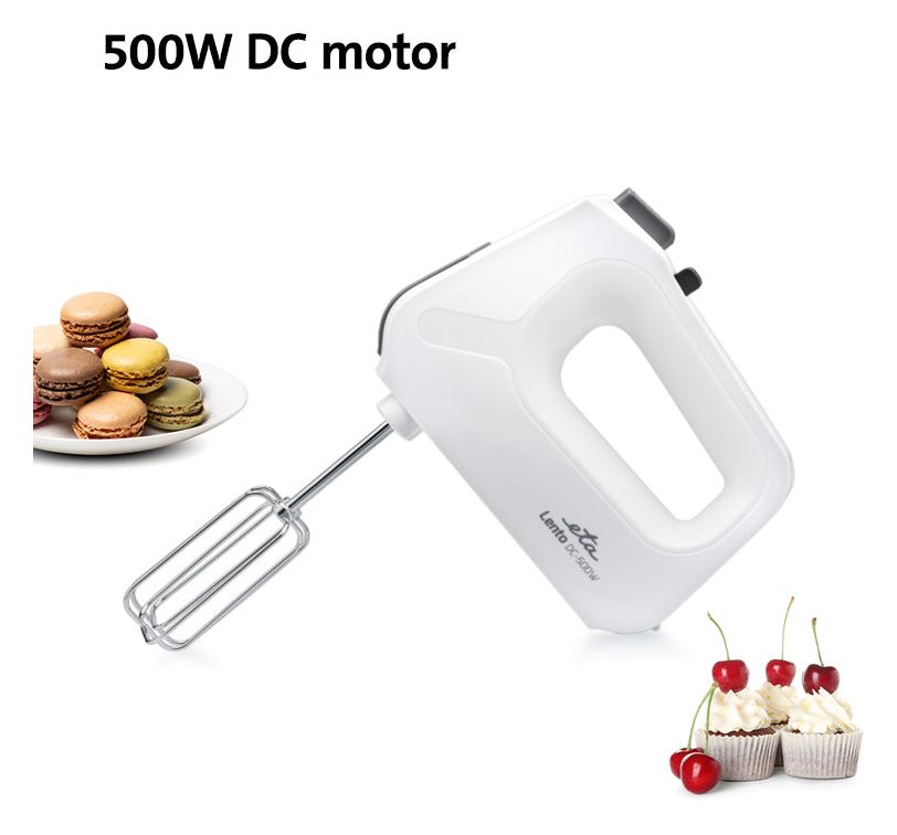 Lento II Handmixer 4 Stufen 500 W  (Grau/Weiß) 