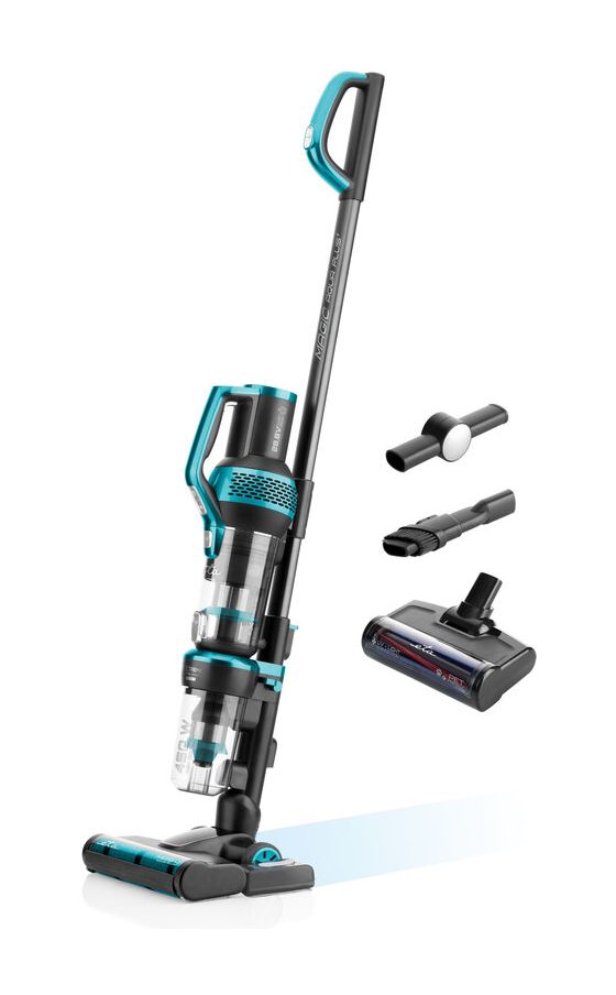 Magic Aqua Plus Handstaubsauger Beutellos bis 80 min Laufzeit 28,8 V HEPA  (Schwarz, Blau) 