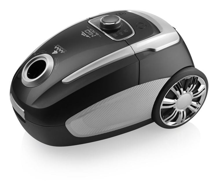 Mio II Bodenstaubsauger mit Staubbeutel 700 W HEPA  (Schwarz, Silber) 