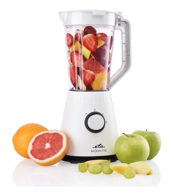 Mixnito 1,5 l Standmixer 2 Geschwindigkeiten 600 W  (Weiß) 