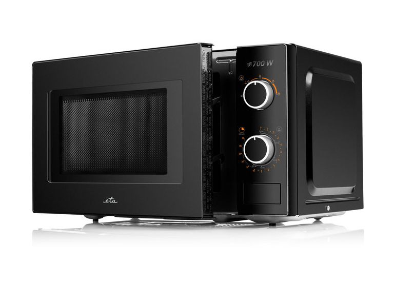Morelo Freistehende Mikrowelle 700 W Größe: klein 5 Stufen  (Schwarz) 