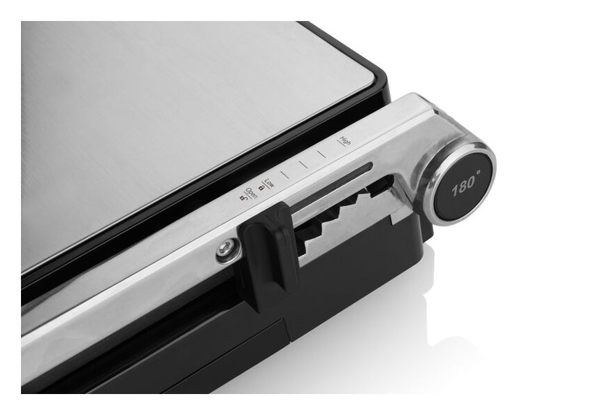 Party Chef Contact 2000 W mit 290 x 230 mm Fläche  (Schwarz, Edelstahl) 