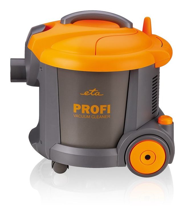 Profi Bodenstaubsauger mit Staubbeutel 890 W Micro  (Grau, Gelb) 