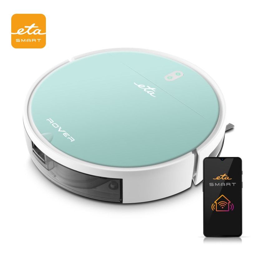 Rover Saugroboter nass/trocken 110 min Akku  (Mintfarbe, Weiß) 