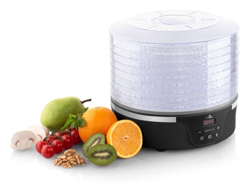 Secca Dörrautomat 380 W 24 h Maximale Timer-Zeit 8 Dörrgitter 