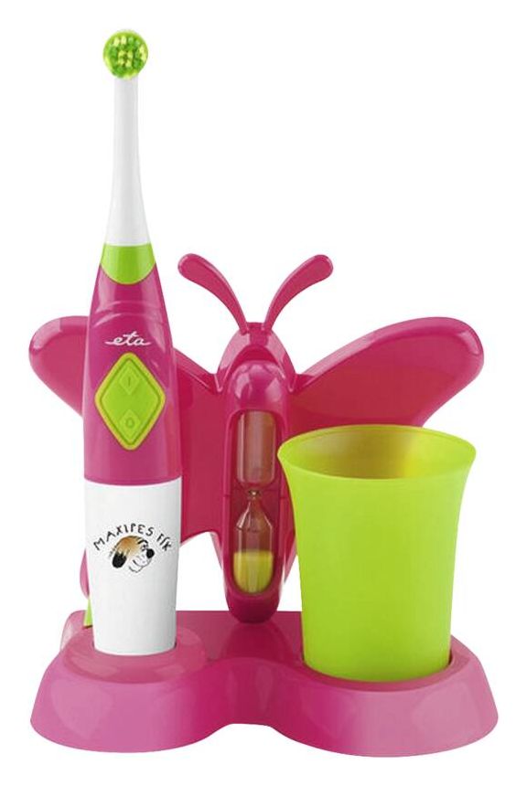 Sonetic Kids Rotierende Zahnbürste für Kinder 4500 Bewegungen pro Minute  (Pink) 