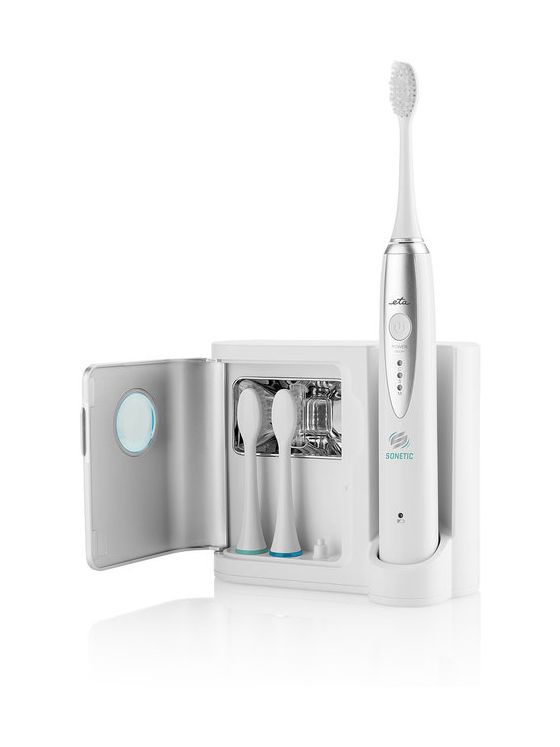 Sonetic mit UV Vibrierende Zahnbürste für Erwachsene 31000 Bewegungen pro Minute  (Weiß) 