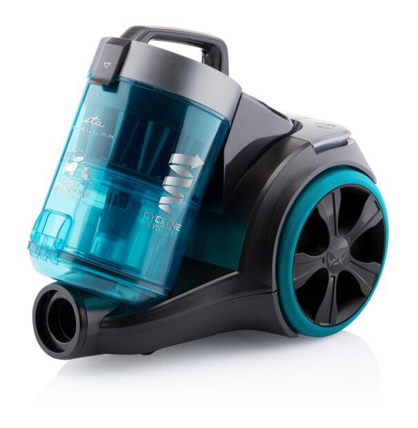 Stellar Bodenstaubsauger Beutellos 700 W HEPA  (Schwarz, Blau) 