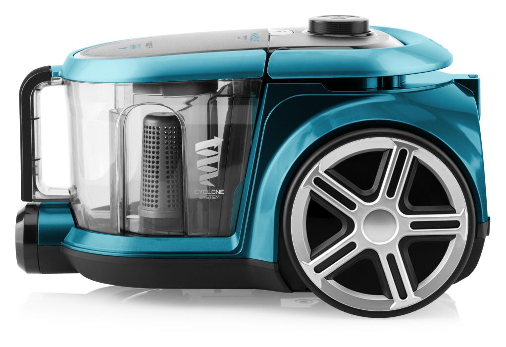 Stormy Animal Bodenstaubsauger Beutellos 800 W HEPA  (Schwarz, Blau) 