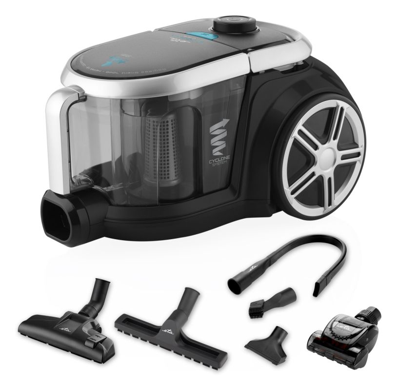 Stormy Car Bodenstaubsauger Beutellos 800 W HEPA  (Schwarz) 