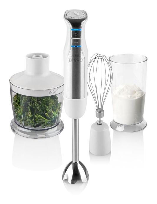 Tasso 600 W Küchenmaschine 0,7 l  (Edelstahl, Weiß) 