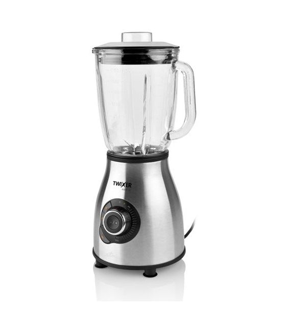 Twixer 1,75 l Standmixer 1000 W  (Schwarz, Edelstahl) 