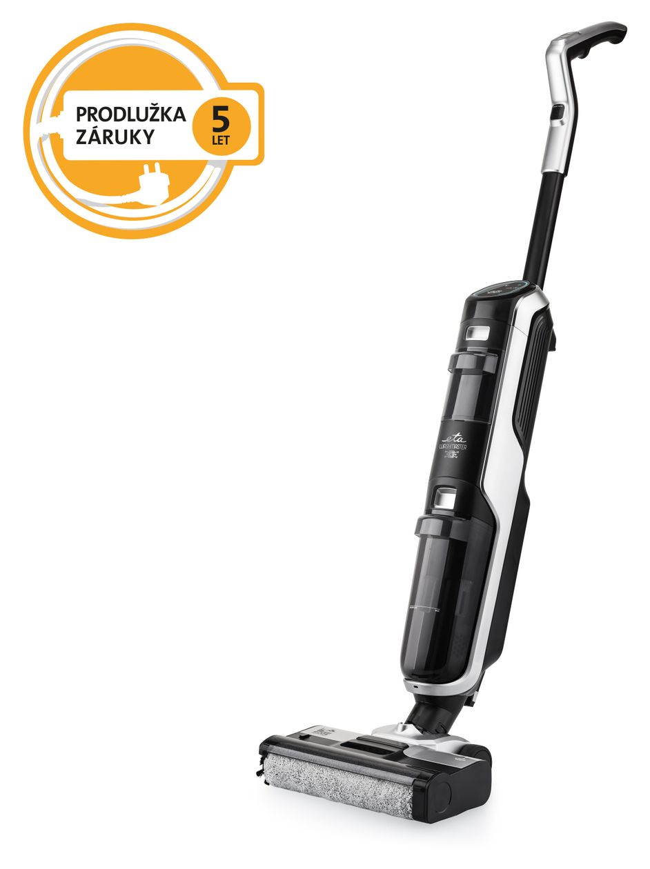 Wash Master AI Nass-/Trockensauger bis 55 min Laufzeit bis 0,45 l Schmutzwasser  (Schwarz/Silber) 
