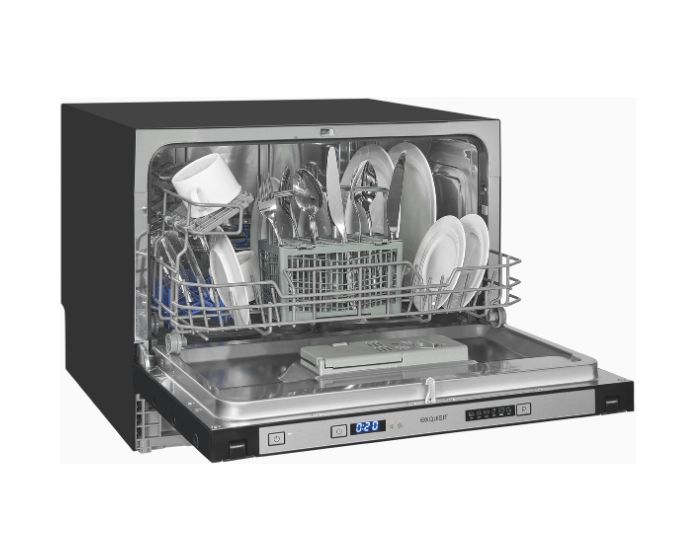 EGSP1060-E-030D Kompakt Geschirrspüler vollintegriert (ohne Front) Leise 6 Maßgedecke aquaStop Funktion 