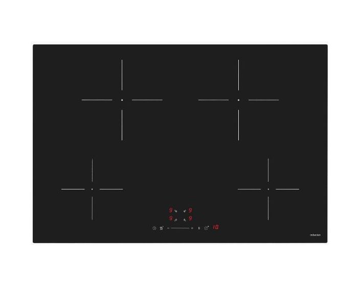 EKI800-SF-B-380 autarkes 77 cm Induktions Kochfeld/Herdplatte 4 Zone(n) 
