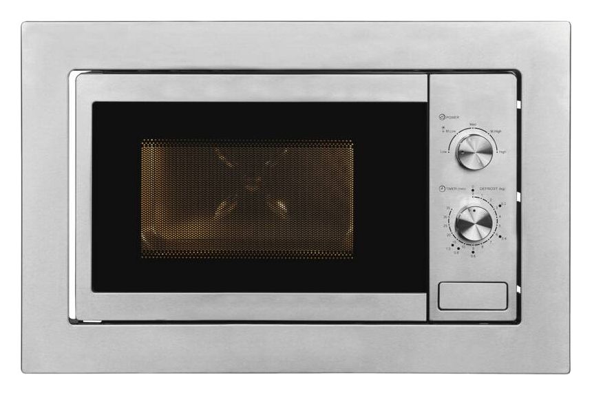 EMW10-020 Einbau-Mikrowelle 800 W Größe: klein 5 Stufen (Edelstahl) 