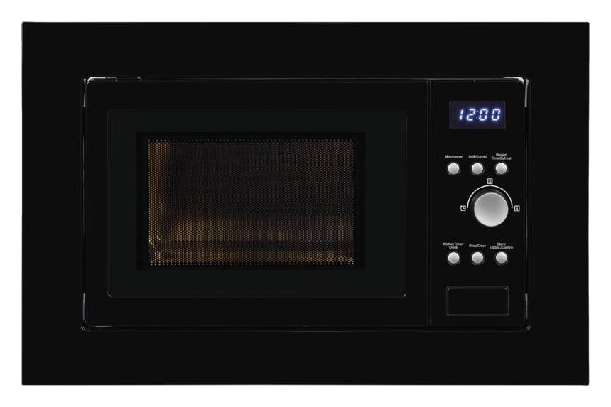 EMW1770-G-D-030 Einbau-Mikrowelle 1000 W Größe: klein 5 Stufen Grill (Schwarz) 