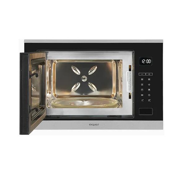 EMW25-G-020 Einbau-Mikrowelle 1200 W Größe: mittel 10 Stufen Grill (Edelstahl) 