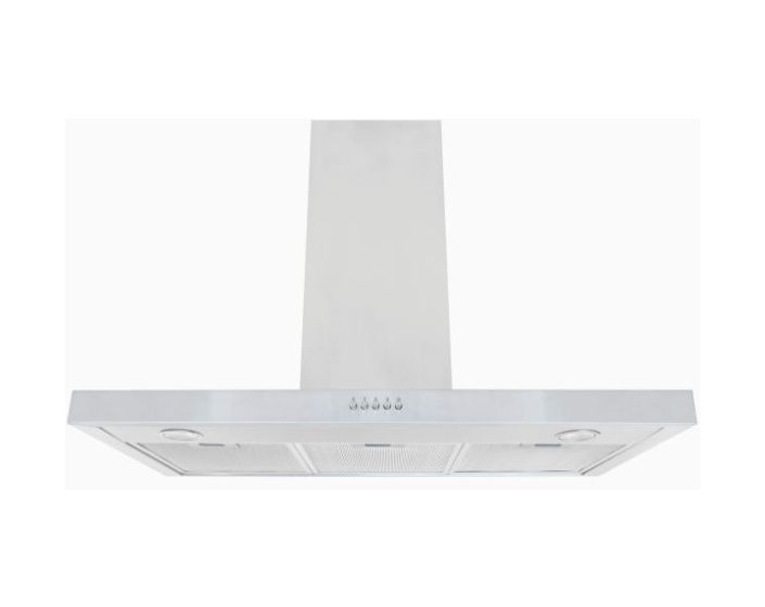 FKH90-2 Abluft/Umluft Dunstabzugshaube/Esse Wand 90 cm (Edelstahl) 