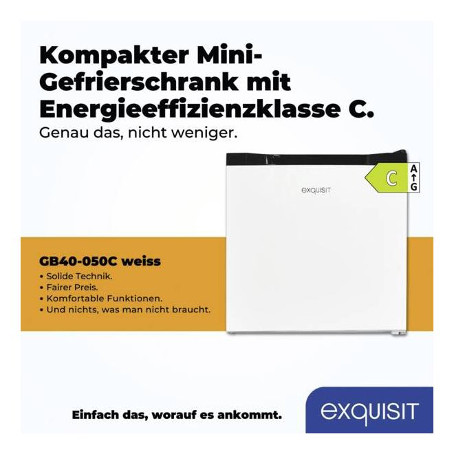 GB40-050C 31 l Gefrierschrank 94 kWh Jahr  (Schwarz, Weiß) 